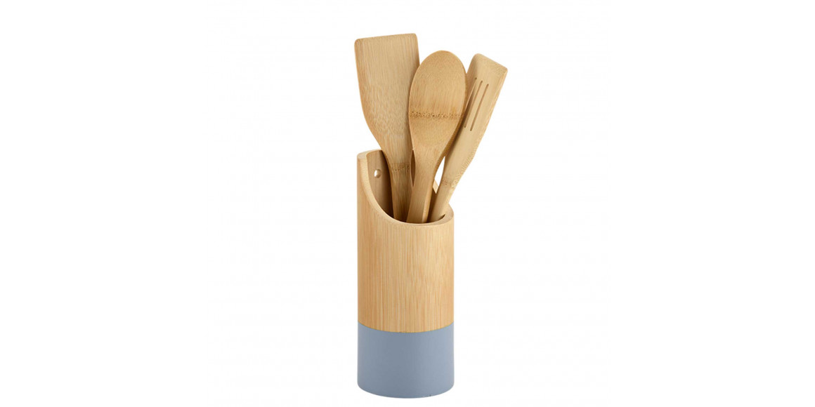 Kitchen tools set KESPER 81162 BAMBOO BOX SET 4PC BLUE 