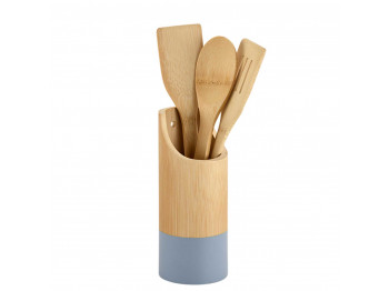 Kitchen tools set KESPER 81162 BAMBOO BOX SET 4PC BLUE 