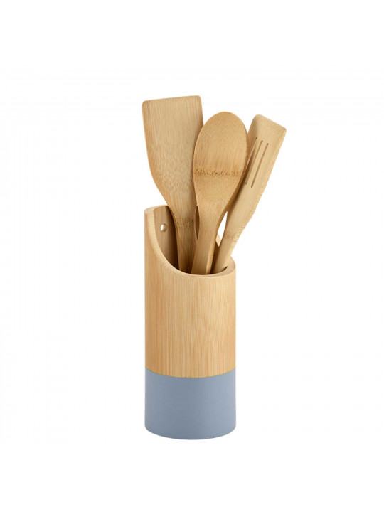 Kitchen tools set KESPER 81162 BAMBOO BOX SET 4PC BLUE 