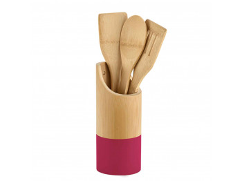 Kitchen tools set KESPER 81163 BAMBOO BOX SET 4PC BERRY 