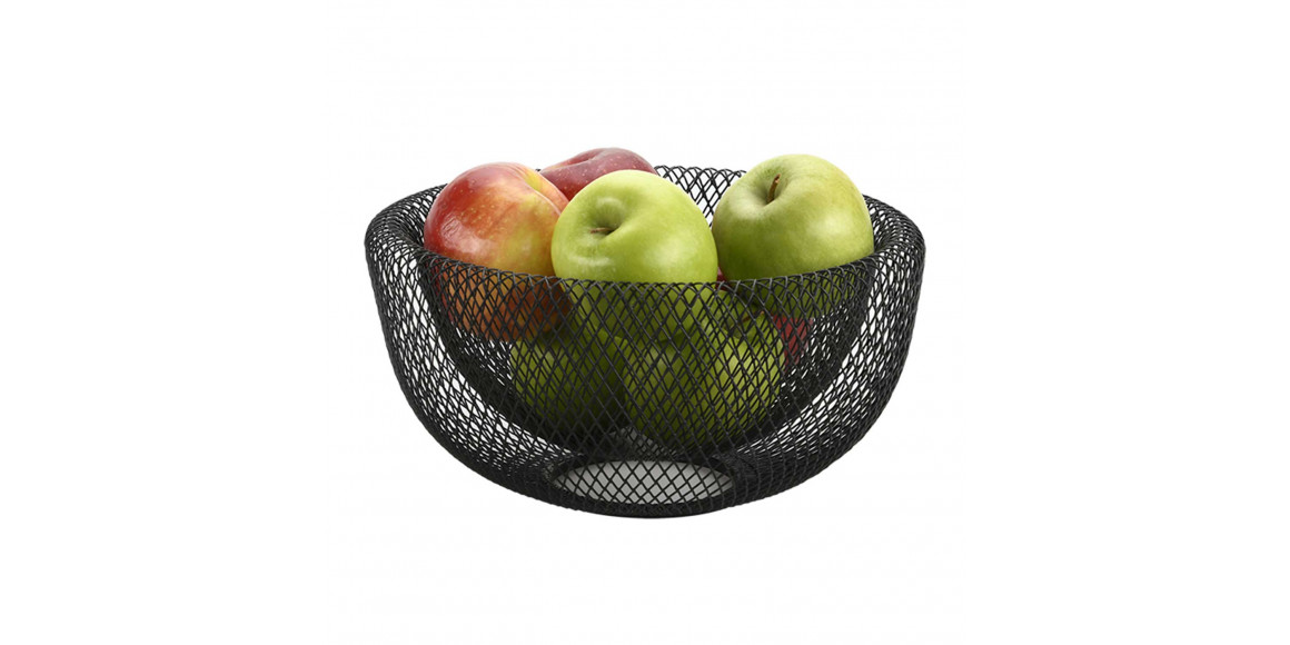 Մրգի զամբյուղ KESPER 90865 METAL BLACK ROUND BIG 