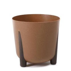 Flower pot LAMELA LA213-38 FRIDA ROUND ECO WOOD 210 NATURAL WOOD 
