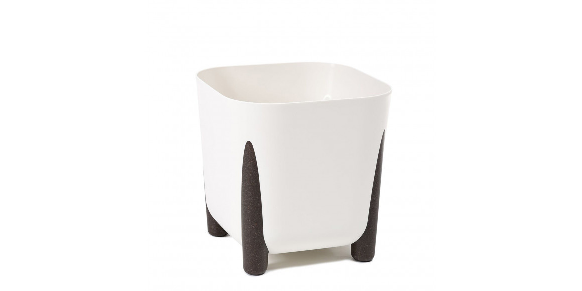 Flower pot LAMELA LA231-05 FRIDA SQUERE 210x210 WHITE 