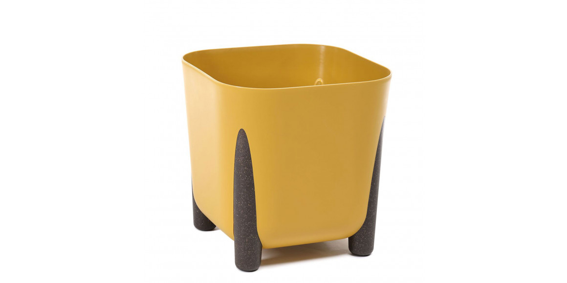 Flower pot LAMELA LA233-15 FRIDA SQUERE 290x290 OCHRE 