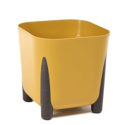 Flower pot LAMELA LA233-15 FRIDA SQUERE 290x290 OCHRE 