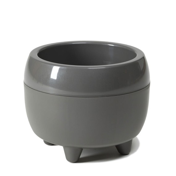 Flower pot LAMELA LA362-04 MONA 300 BLACK 