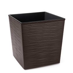 Flower pot LAMELA LA838-38 DONICA JUKA DUTO ECO WOOD 400X400 NATUR WOOD 