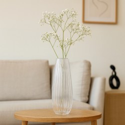 Ваза KOOPMAN VASE CLEAR GLASS 200XH500MM (044424) (332000150)