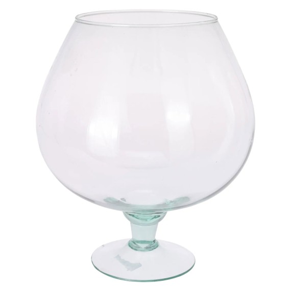 Vase KOOPMAN VASE GLASS RECYCLED 225XH260MM (442299) (YE6000470)