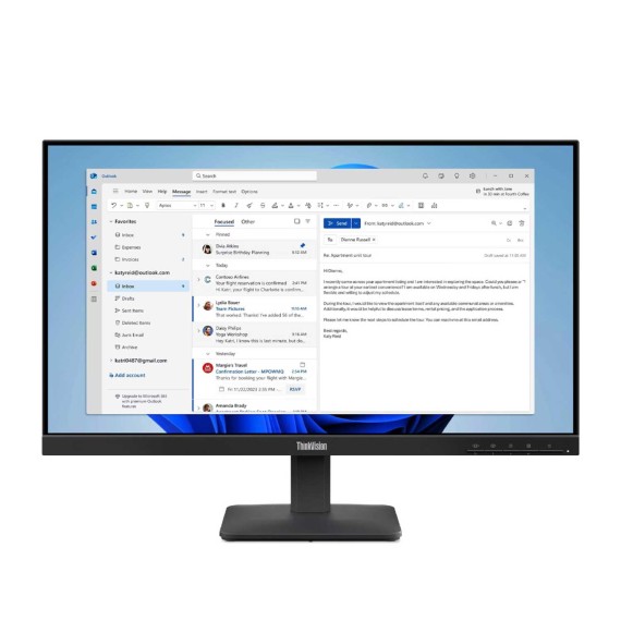 Մոնիտոր LENOVO ThinkVision S24-4e 23.8 IPS 100Hz FHD (64B5KAT1EU)