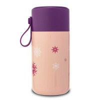 Пищевые контайнеры NAVA 10-007-010 INSULATED S.STEEL LUNCH BOX WE CARE PINK 600ML 