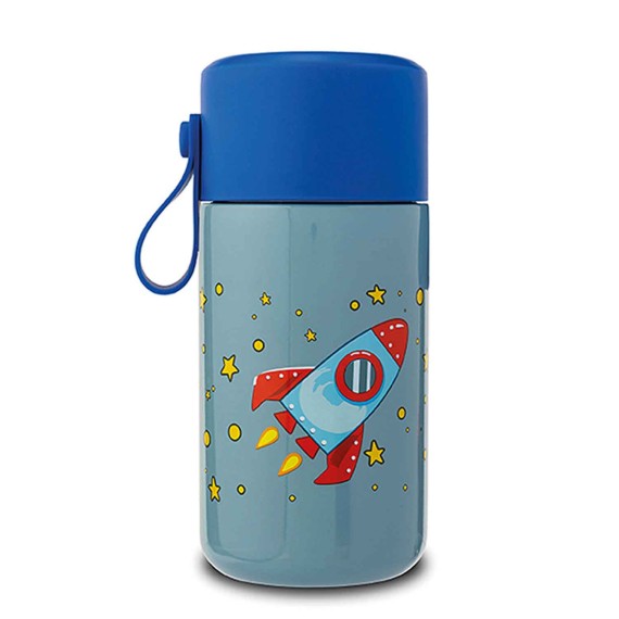 Пищевые контайнеры NAVA 10-007-011 INSULATED S.STEEL LUNCH BOX WE CARE BLUE 600ML 