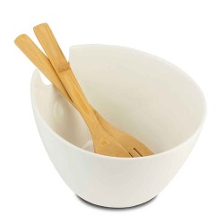 Тара NAVA 10-025-004 TERRESTRIAL WHITE W/BAMBOO SPOONS 24CM 