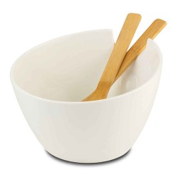 Тара NAVA 10-025-004 TERRESTRIAL WHITE W/BAMBOO SPOONS 24CM 
