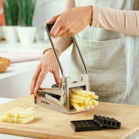 Cutters NAVA 10-100-005 FOR POTATO&VEGETABLE WITH 2 INTERCHANGEABLE 