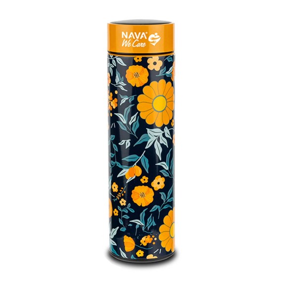 Termos NAVA 10-110-051 S.STEEL WE CARE  W/FILTWR & DIGITAL DISPLAY ORANGE 500ML 