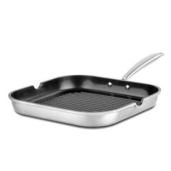 Сковорода NAVA 10-255-050 S.STEEL ELEGANCE GRILL 28CM 