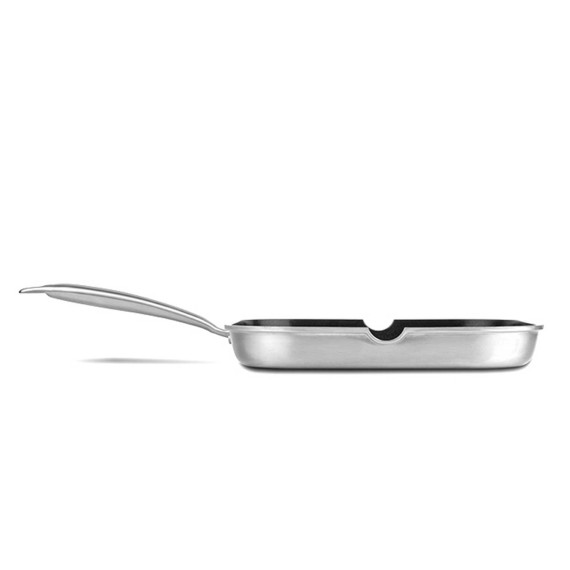 Сковорода NAVA 10-255-050 S.STEEL ELEGANCE GRILL 28CM 