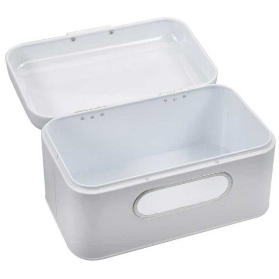 Хлебница KESPER 18052 METAL S.STELL WHITE 