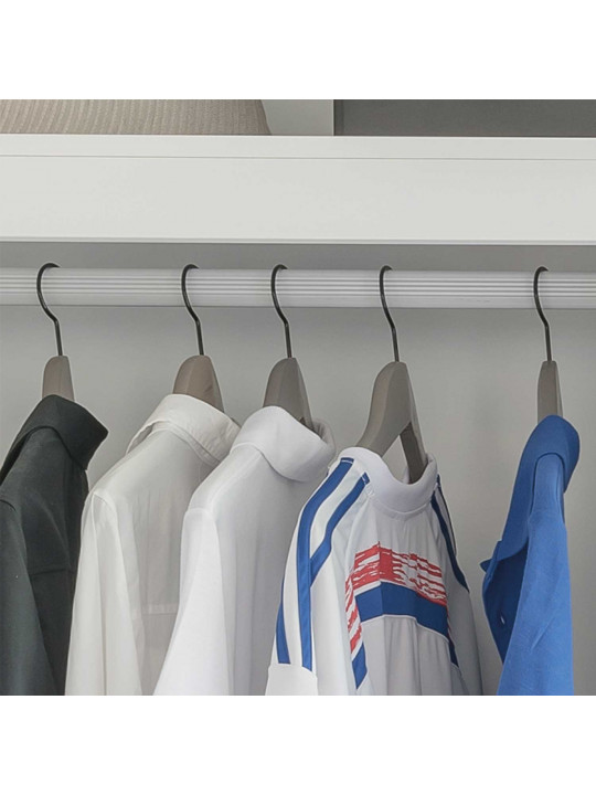 Հագուստի կախիչ KESPER 67165 LOTUS WOOD SET 8PC GREY 