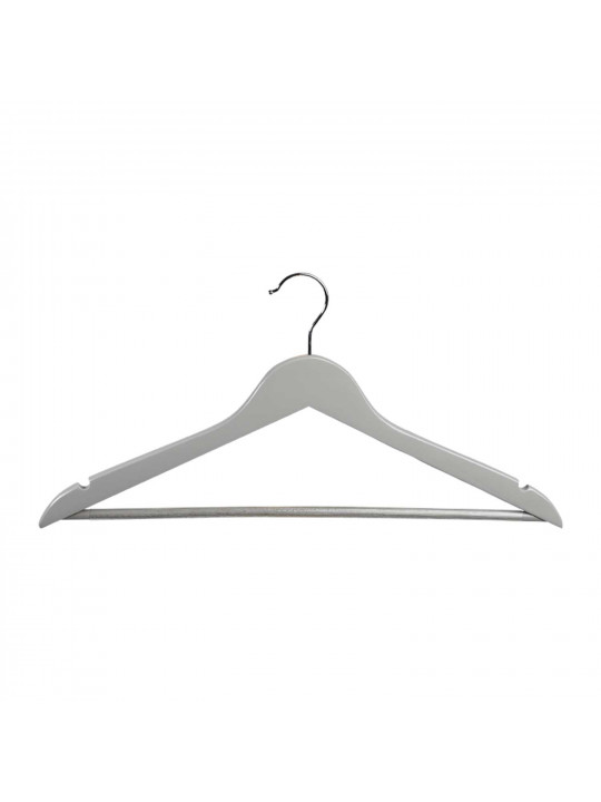 Հագուստի կախիչ KESPER 67165 LOTUS WOOD SET 8PC GREY 