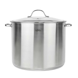Կաթսաներ LARA LR02-903 S/STEEL ATLANTA 34x27CM 24.5L 