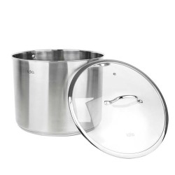 Կաթսաներ LARA LR02-903 S/STEEL ATLANTA 34x27CM 24.5L 