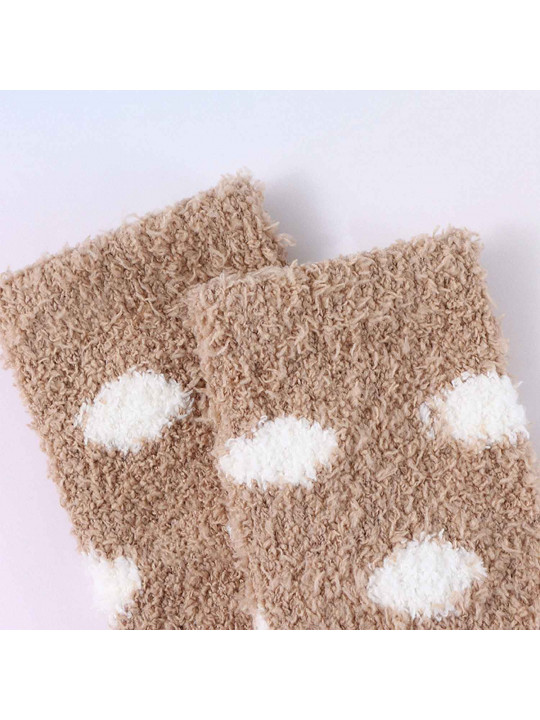 Գուլպա XIMI 6932533102828 COFFEE COLORED TEDDY BEAR EMBROIDERED WOMENS MID LENGTH SOCKS (TWO PAIRS) (102828)