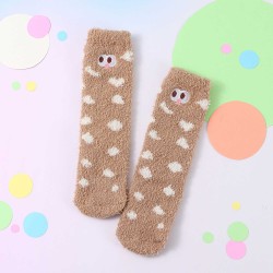 Socks XIMI 6932533102842 CARTOON BISCUIT SERIES WOMENS MEDIUM SOCKS (TWO PAIR SET) (102842)