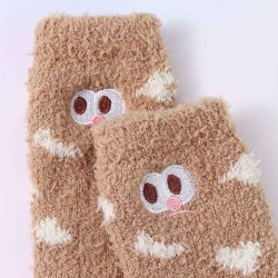 Socks XIMI 6932533102842 CARTOON BISCUIT SERIES WOMENS MEDIUM SOCKS (TWO PAIR SET) (102842)