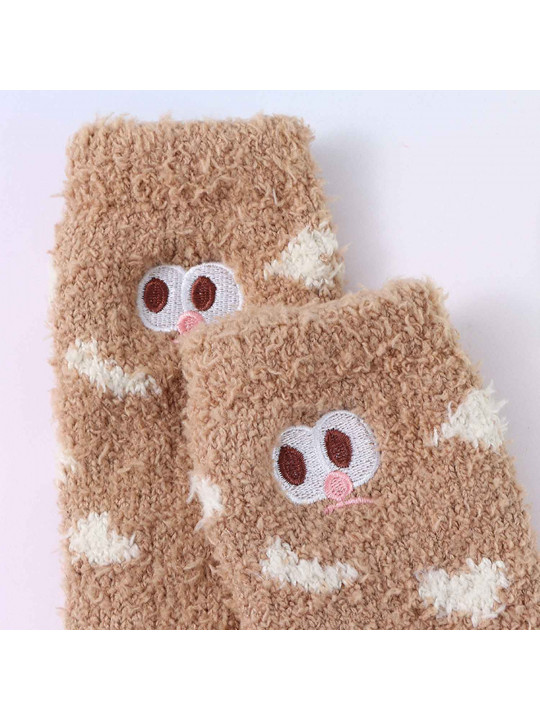Գուլպա XIMI 6932533102842 CARTOON BISCUIT SERIES WOMENS MEDIUM SOCKS (TWO PAIR SET) (102842)