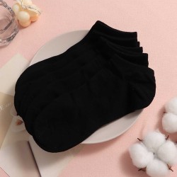 Socks XIMI 6941097410232 ANTI PILLING WOMENS COTTON SOCKS 10 YUAN 3 PAIRS BLACK (410232)