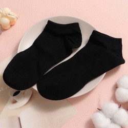 Socks XIMI 6941097410232 ANTI PILLING WOMENS COTTON SOCKS 10 YUAN 3 PAIRS BLACK (410232)