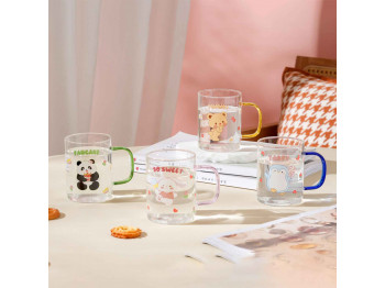 Գավաթներ XIMI 6941963907354 DESSERT SERIES GLASS CUP WITH HANDLE (907354)