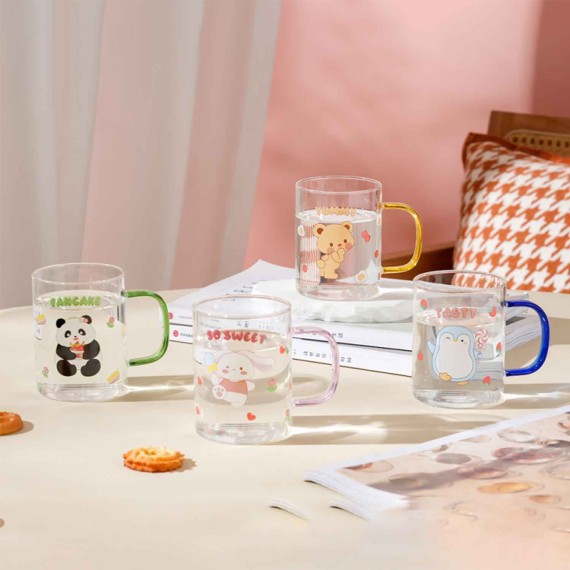 Mugs XIMI 6941963907354 DESSERT SERIES GLASS CUP WITH HANDLE (907354)