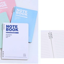 Stationery accessories XIMI 6941963918510 MACARON SERIES LETTER LINED SPIRAL NOTEBOOK A5 (918510)