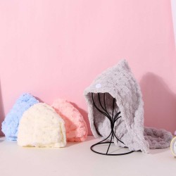 Cotton towels XIMI 6941963928656 FRESH SOLID COLOR HAIR DRYING CAP (928656)