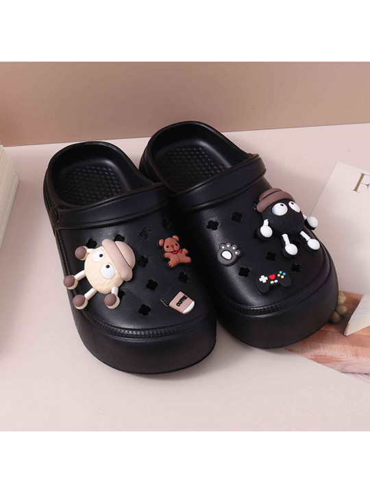 Ամառային հողաթափեր XIMI 6941963948661 STYLING CASUAL SANDLES FOR KIDS 34-35/ BLACK (948661)