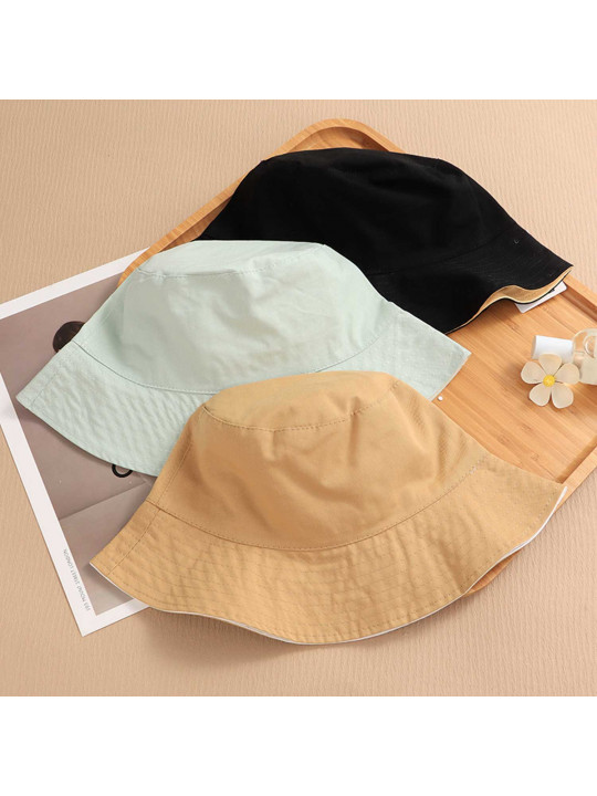 Ամառային գլխարկներ XIMI 6941963951920 SIMPLE SPRING SUMMER DOUBLE-SIDED FISHERMAN HAT (951920)