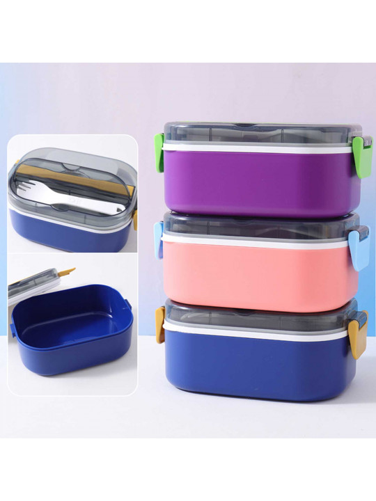 Լանչ տարաներ XIMI 6941963954624 PORTABLE SALAD SINGLE-DECK LUNCH BOX (954624)