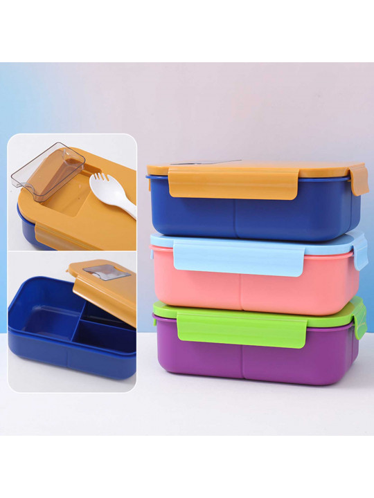 Լանչ տարաներ XIMI 6941963954648 3-COMPARTEMNT LUNCH BOX (954648)