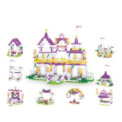 Children collection XIMI 6941963954914 8-IN-1 GARDEN CASTLE BUILDING BLOCKS (954914)