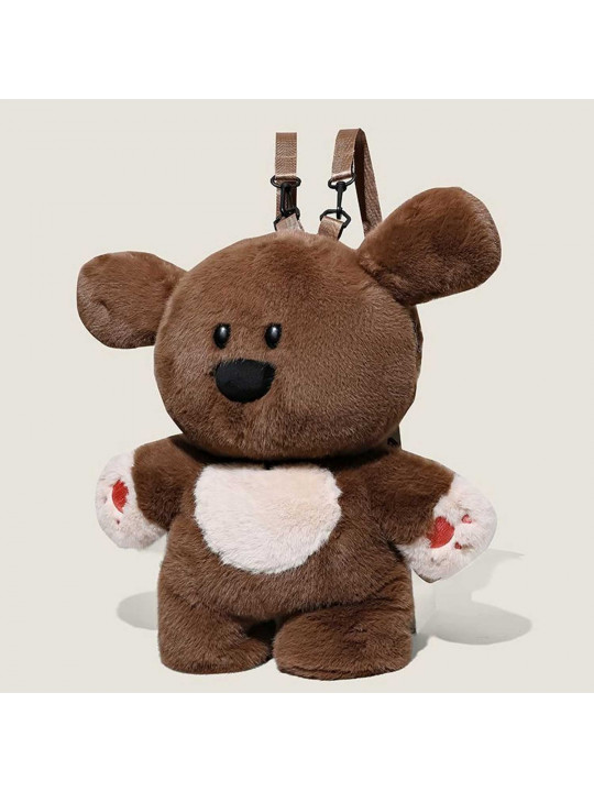 Թիկնապայուսակներ XIMI 6941963958578 LOVE POCKET BEAR PLUSH BAG (958578)