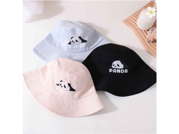 Ամառային գլխարկներ XIMI 6941963960236 CUTE PANDA PATTERN FISHERMAN HAT (960236)