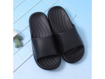 Ամառային հողաթափեր XIMI 6941963963152 HOME COMFORTABLE THICK-SOLED MENS SHOWER SLIPPERS 42-43 (BLACK) (963152)