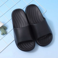 Летние тапочки XIMI 6941963963169 HOME COMFORTABLE THICK-SOLED MENS SHOWER SLIPPERS 44-45 (BLACK) (963169)