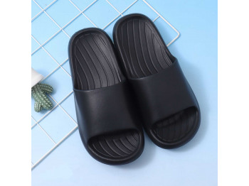 Summer slippers XIMI 6941963963169 HOME COMFORTABLE THICK-SOLED MENS SHOWER SLIPPERS 44-45 (BLACK) (963169)