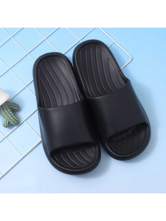 Summer slippers XIMI 6941963963169 HOME COMFORTABLE THICK-SOLED MENS SHOWER SLIPPERS 44-45 (BLACK) (963169) Summer slippers XIMI 6941963963169 HOME COMFORTABLE THICK-SOLED MENS SHOWER SLIPPERS 44-45 (BLACK) (963169)
