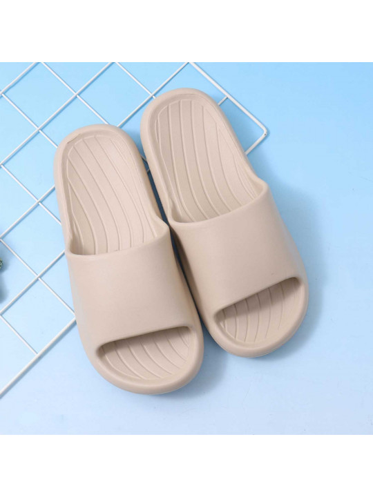 Ամառային հողաթափեր XIMI 6941963963176 HOME COMFORTABLE THICK-SOLED MENS SHOWER SLIPPERS 42-43 (KHAKI) (3963176)