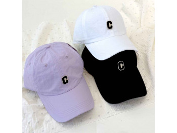 Ամառային գլխարկներ XIMI 6941963963244 FASHION SIMPLE LETTER C QUICK DRYING BASEBALL CAP (963244)